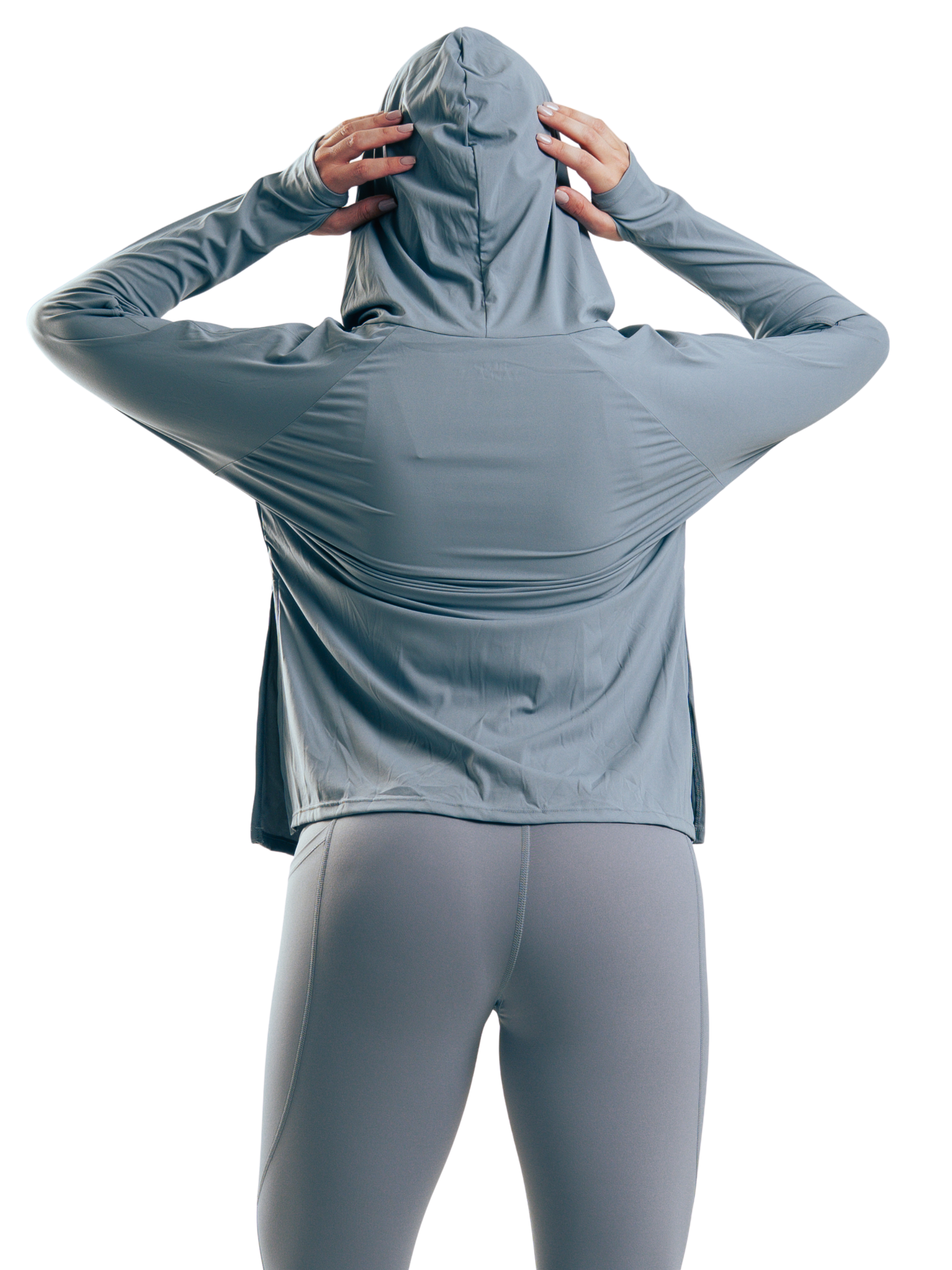 SUETER LS HOODIE HERO GRIS