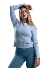 SUETER LS THUMB HERO AZUL BEBE
