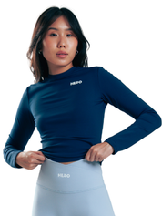 SUETER LS THUMB HERO NAVY