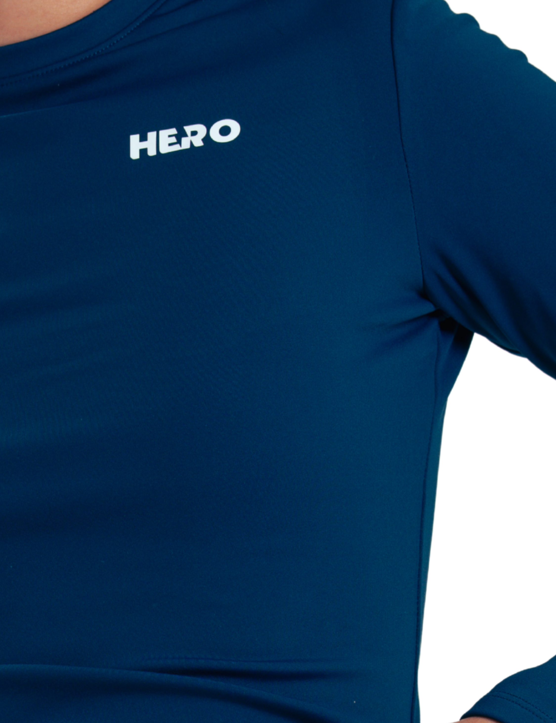 SUETER LS THUMB HERO NAVY