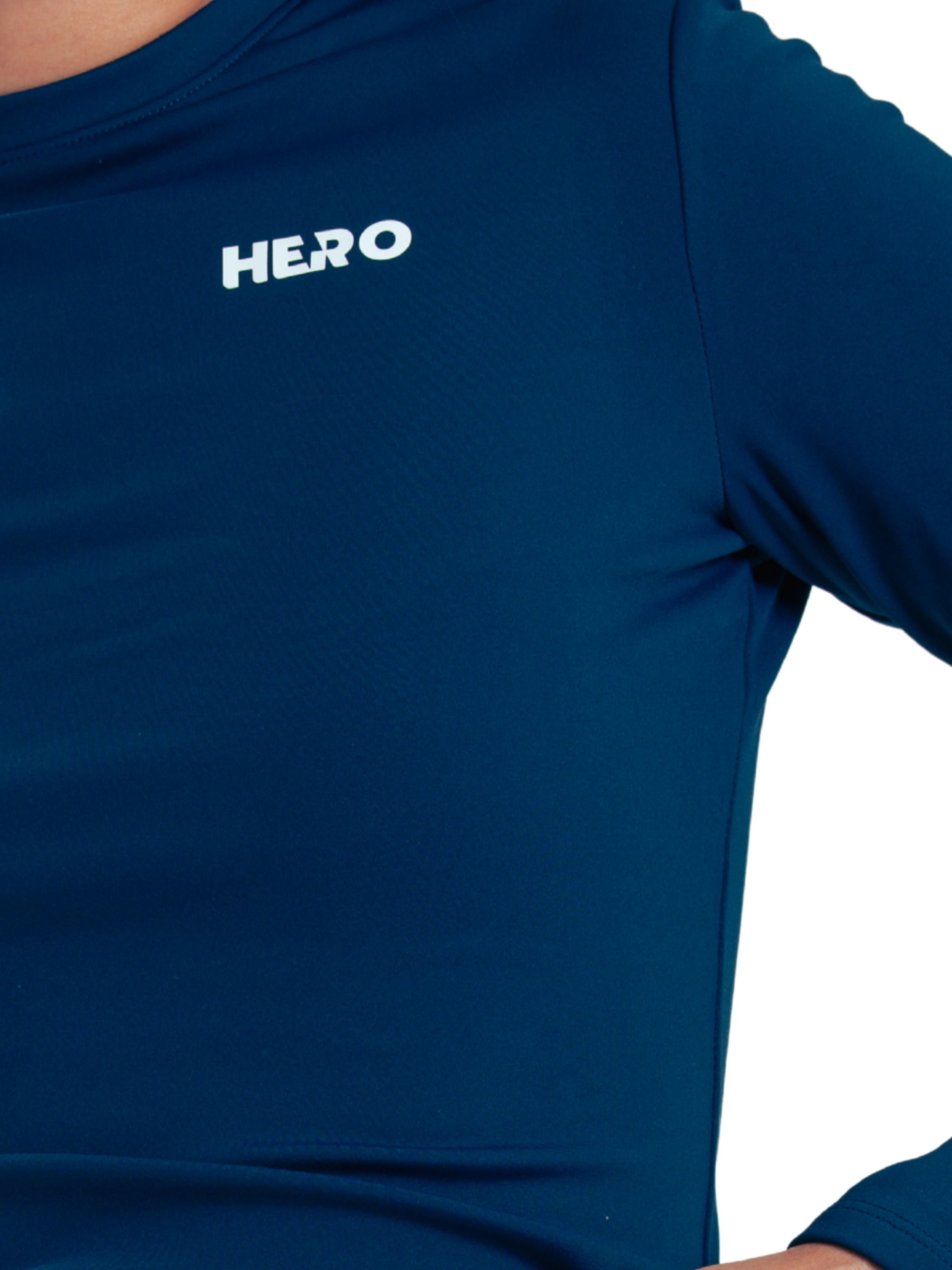 SUETER LS THUMB HERO NAVY