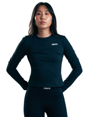 SUETER LS THUMB HERO NEGRO