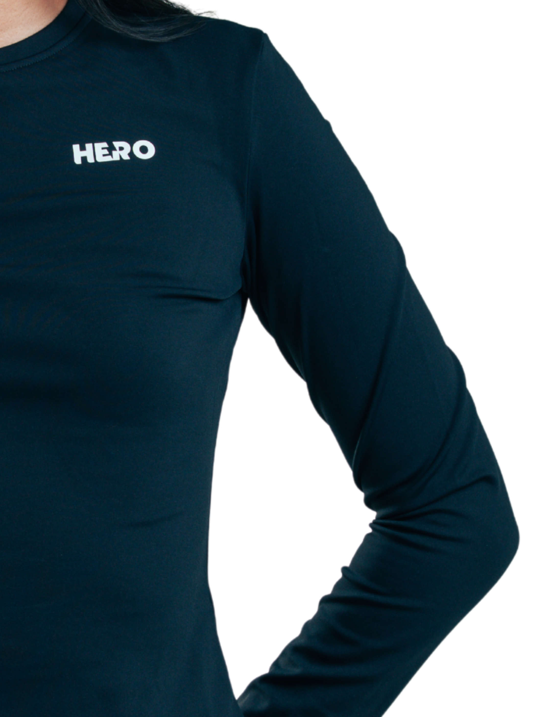 SUETER LS THUMB HERO NEGRO