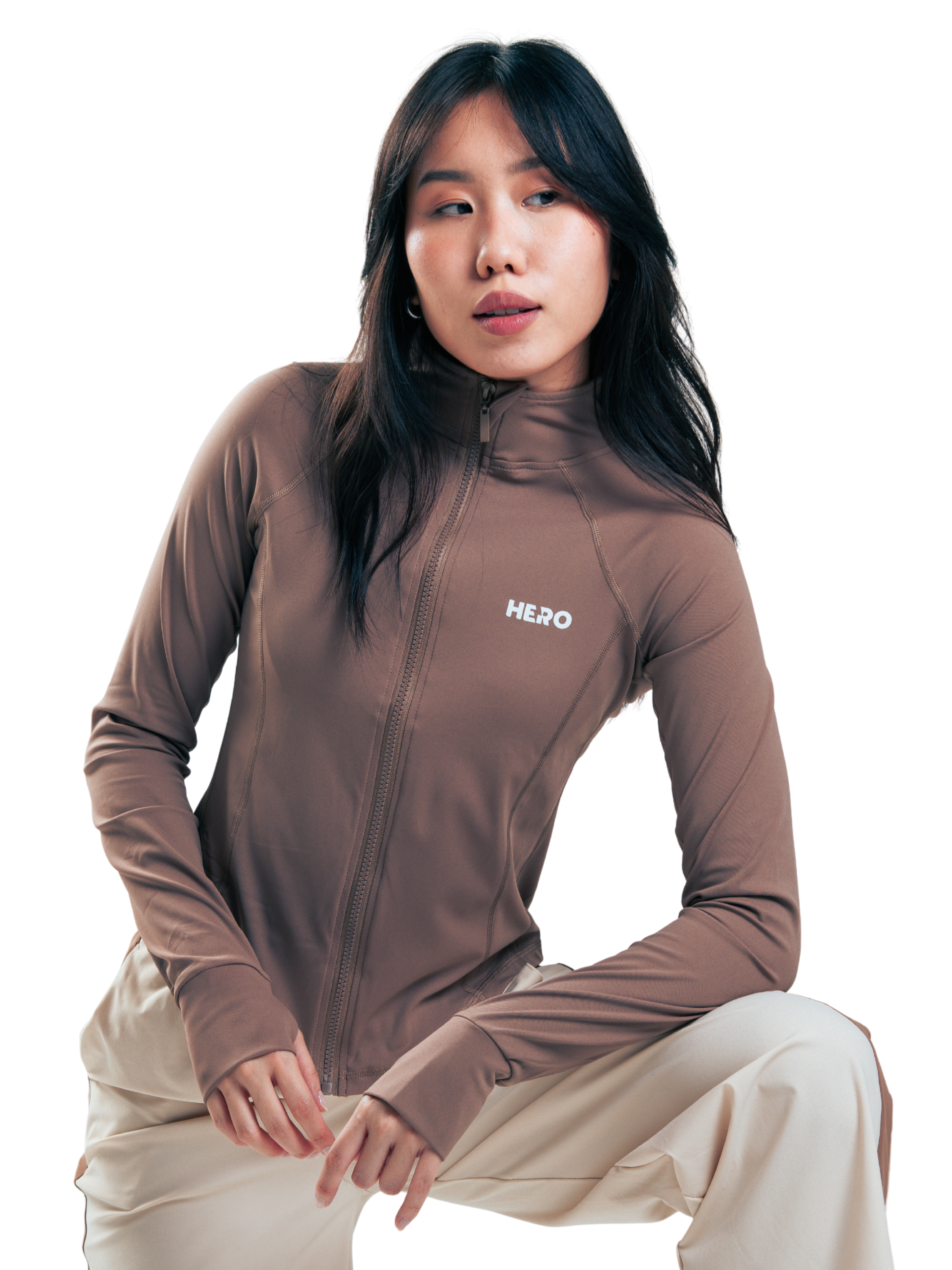 SUETER RUNNING HERO MARRON – Hero Activewear
