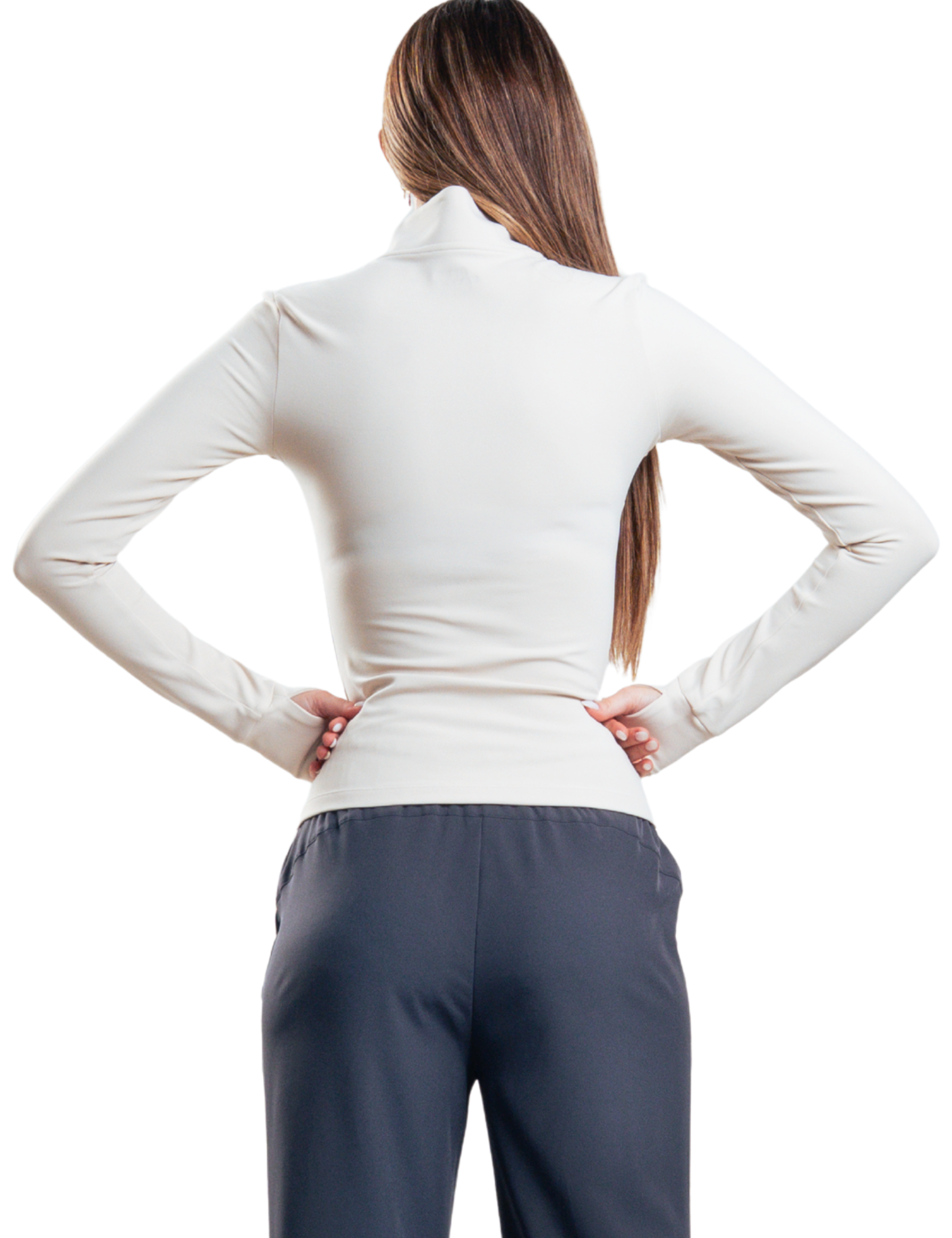 SUETER VELVET CROP HERO BEIGE