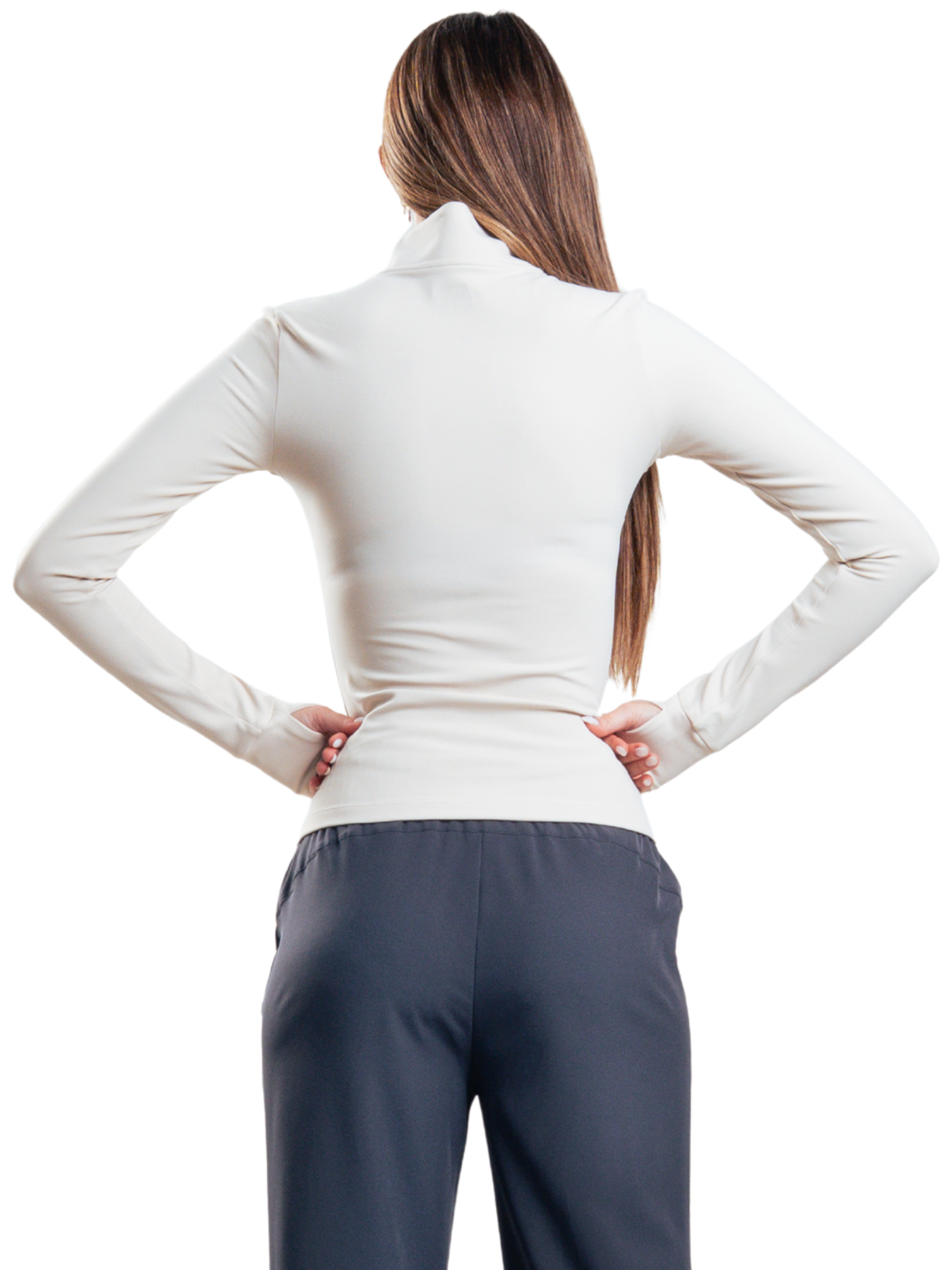 SUETER VELVET CROP HERO BEIGE