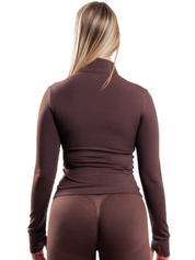 SUETER VELVET CROP HERO MARRON
