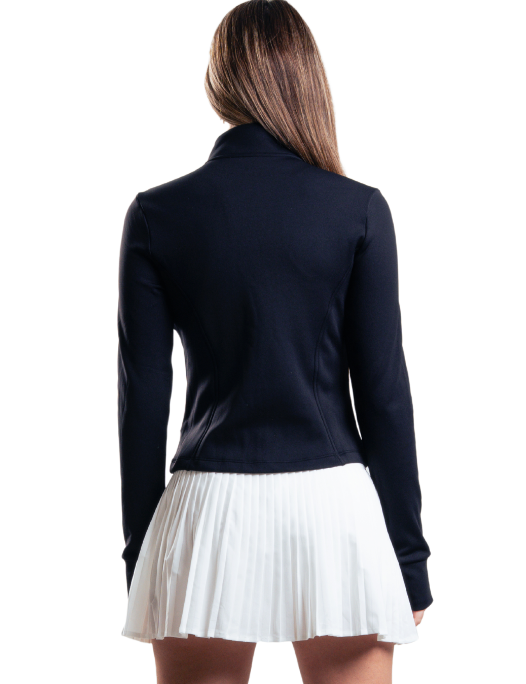 SUETER VELVET CROP HERO NEGRO