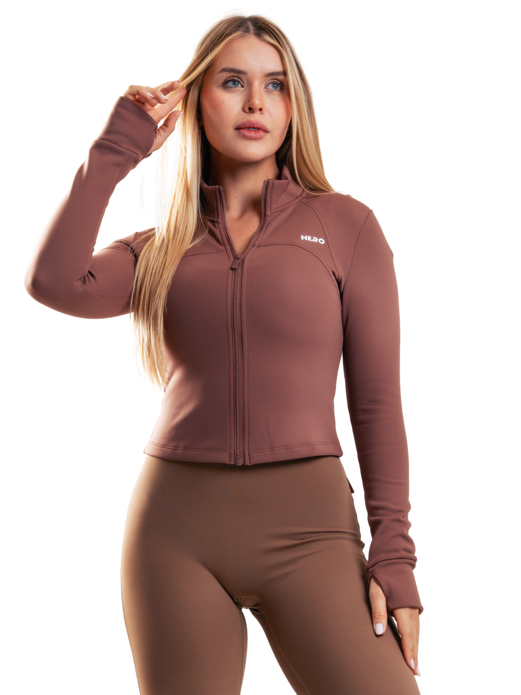 SUETER ZIP CLOUD HERO MARRON