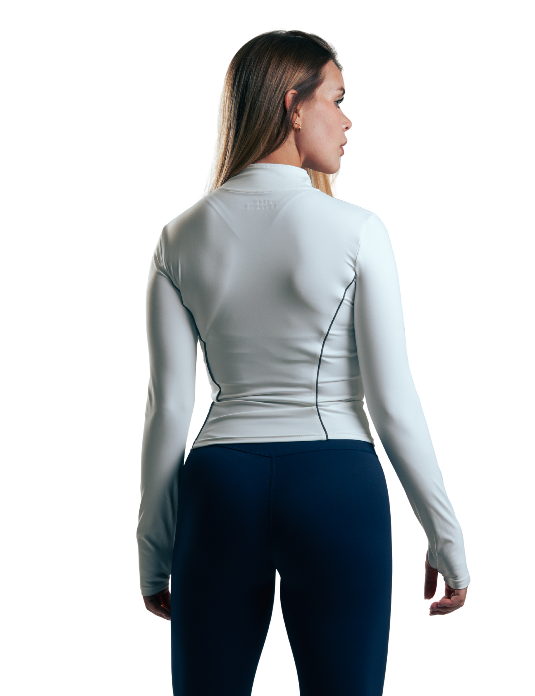 SUETER REFLE ZIP HERO BLANCO