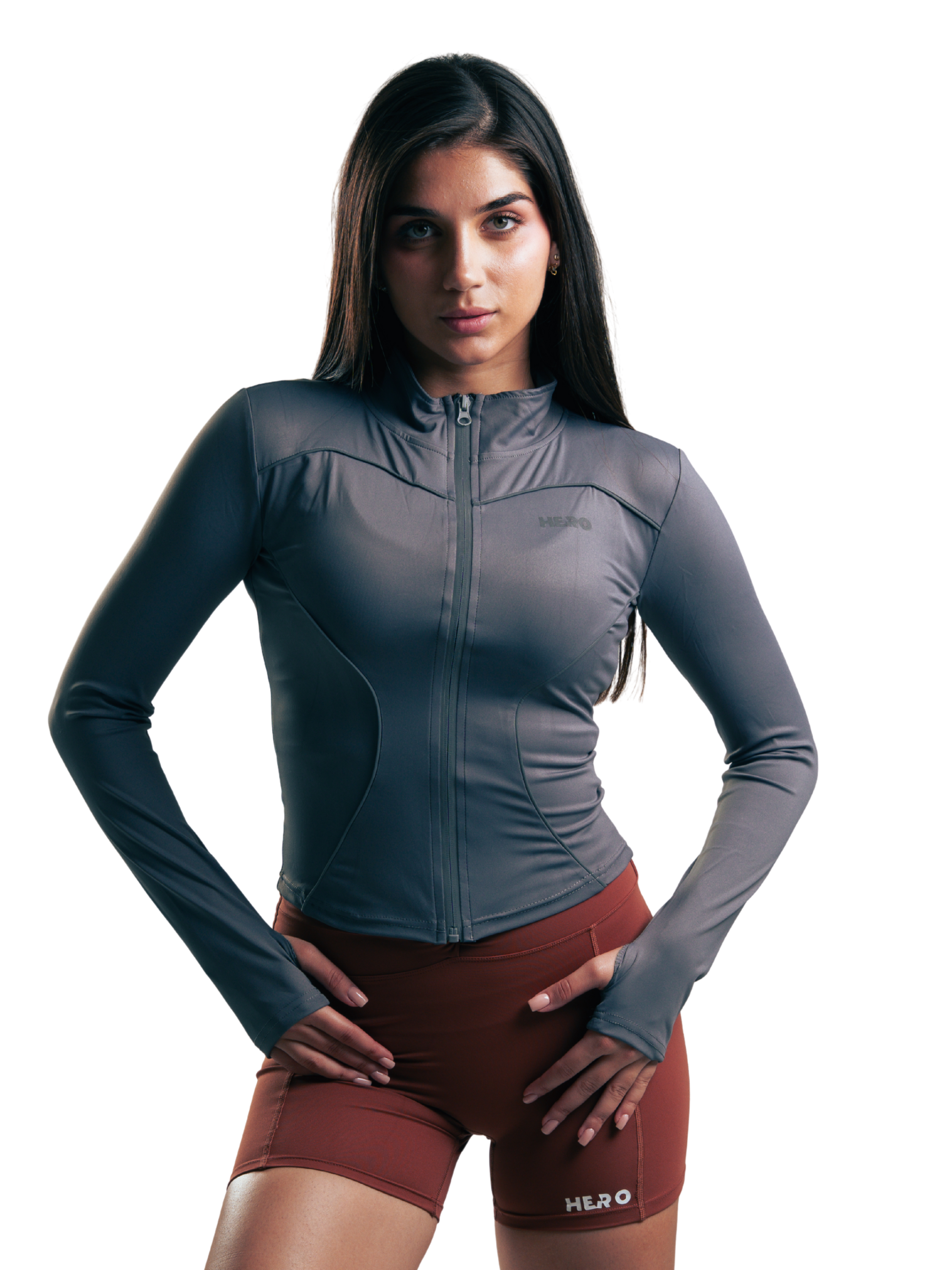 SUETER REFLE ZIP HERO GRIS