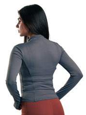 SUETER REFLE ZIP HERO GRIS