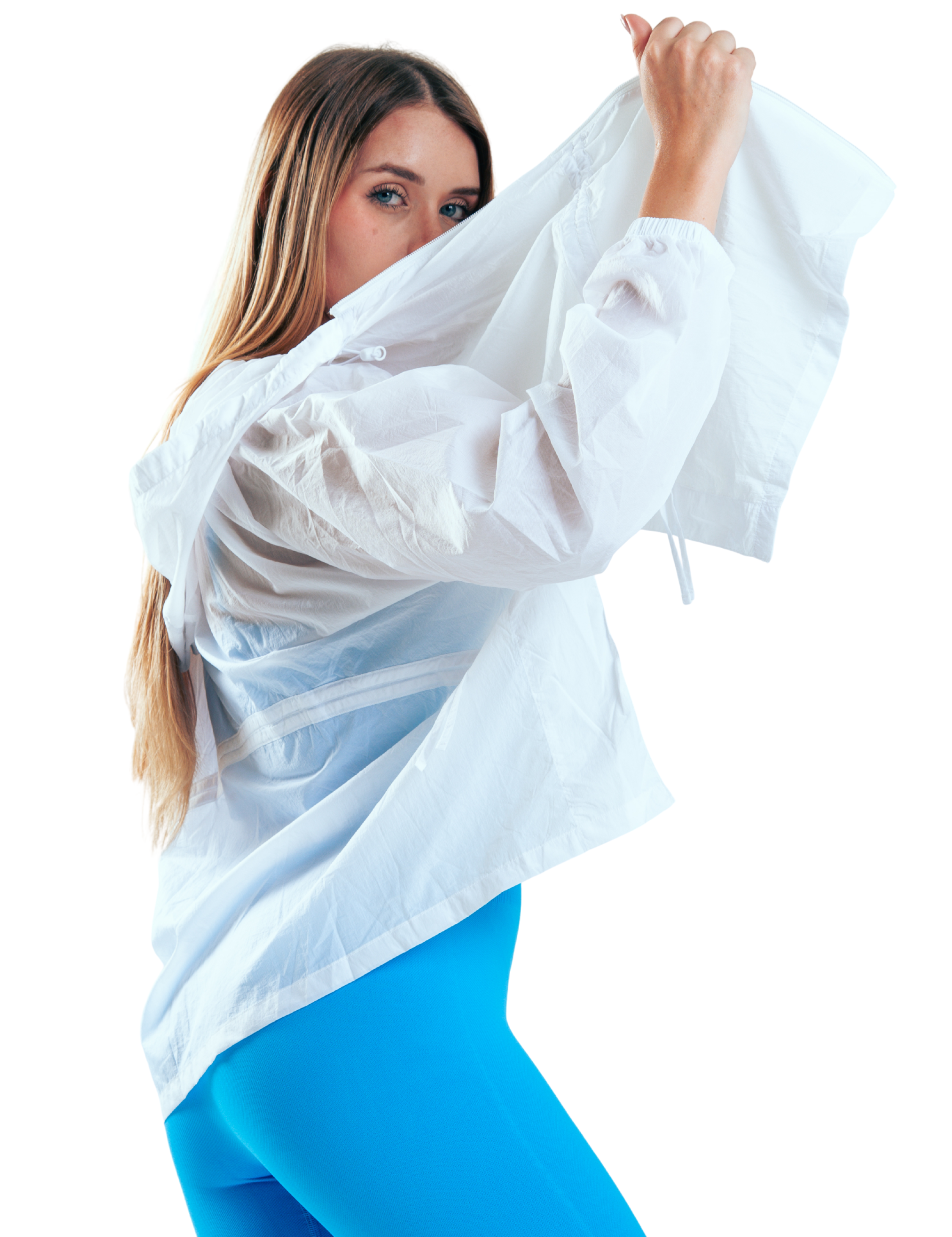 CHAQUETA AIR FIT BLANCA