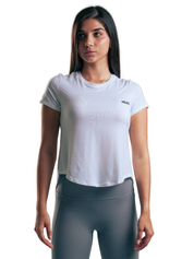 T-SHIRT BACK SLIT HERO BLANCO