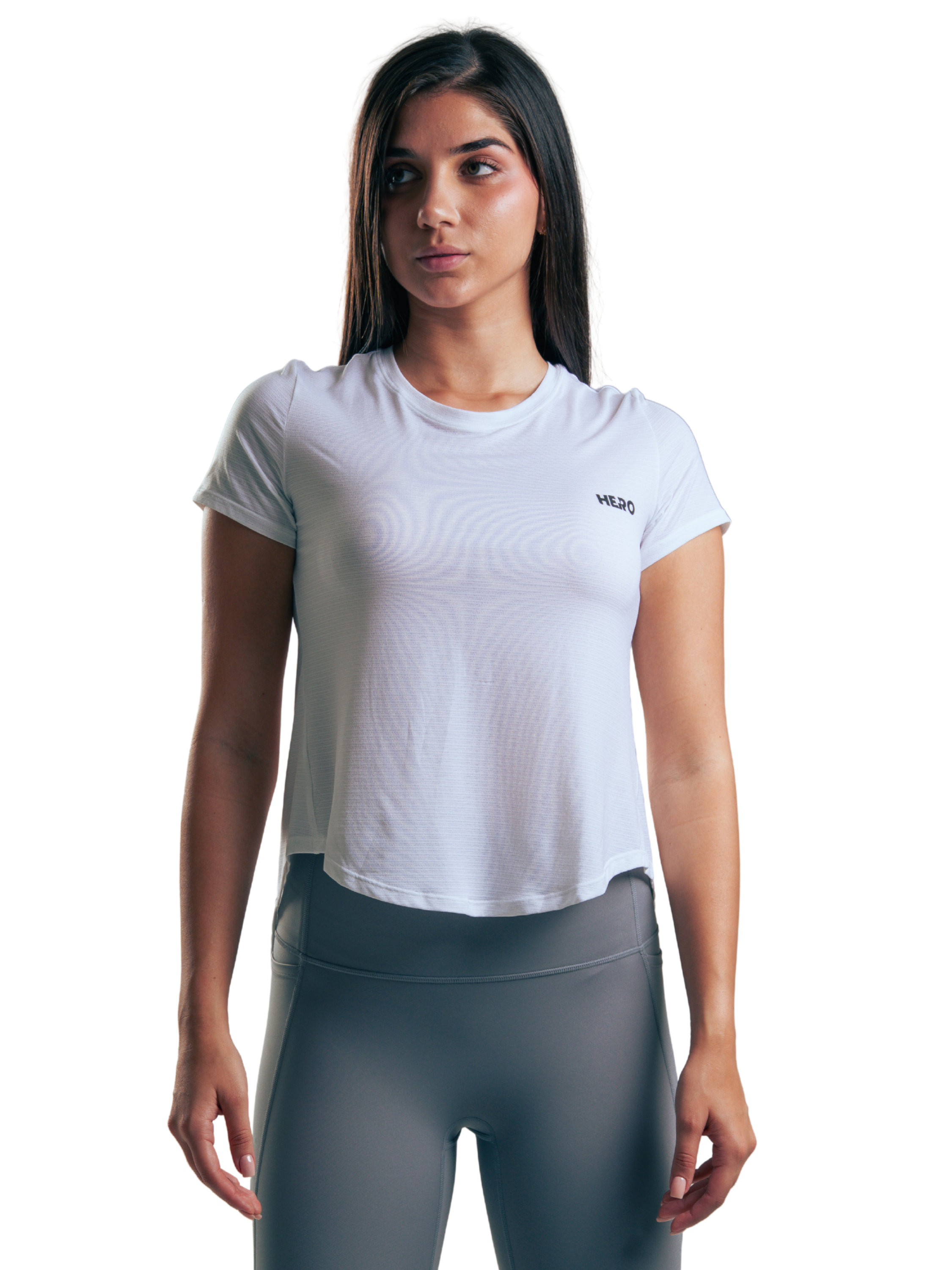 T-SHIRT BACK SLIT HERO BLANCO