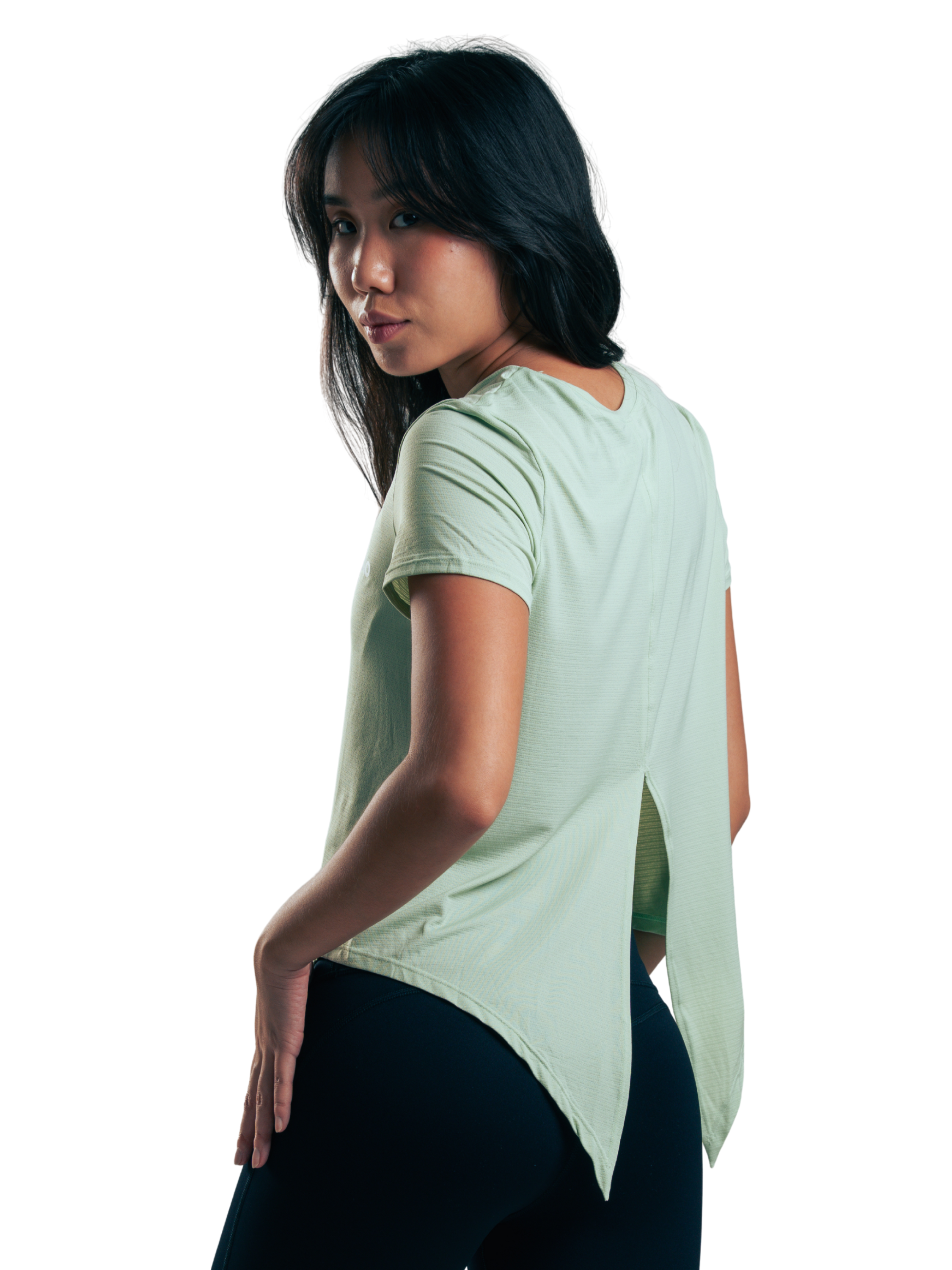 T-SHIRT BACK SLIT HERO VERDE