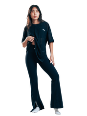 T-SHIRT MESH SPLIT HERO NEGRO