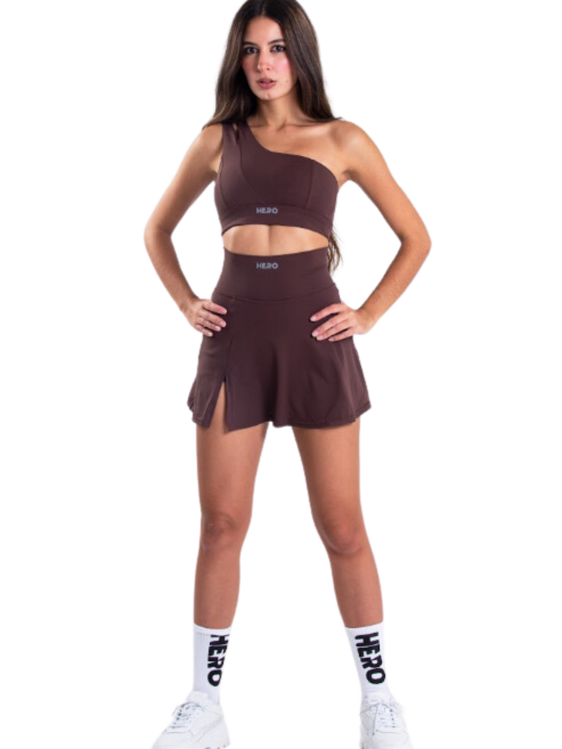 CONJUNTO TOP FALDA SHORT HERO