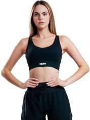 TOP PEACH BUCKLE HERO NEGRO