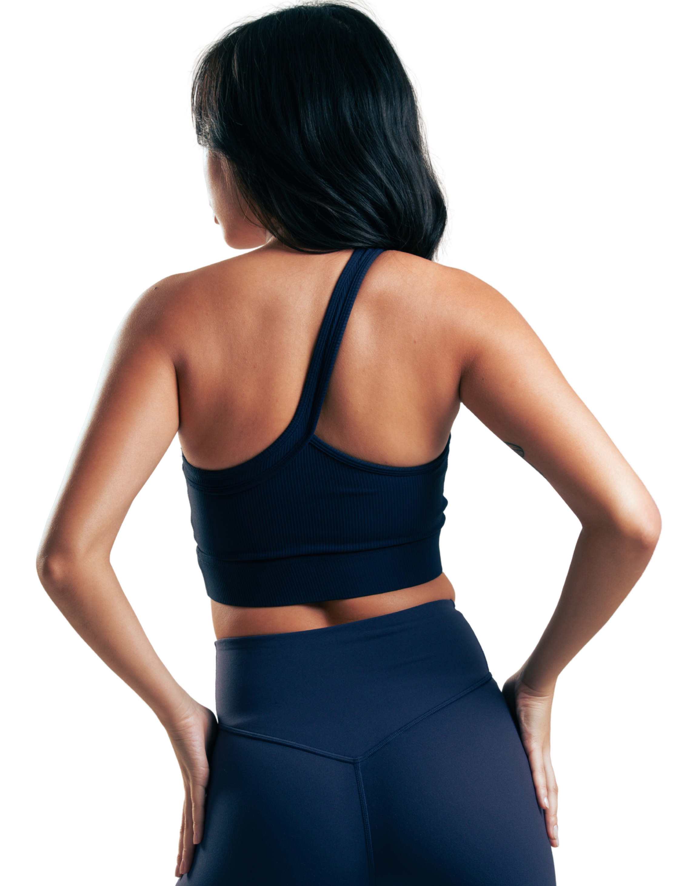 TOP RIBBED STRAP HERO NAVY