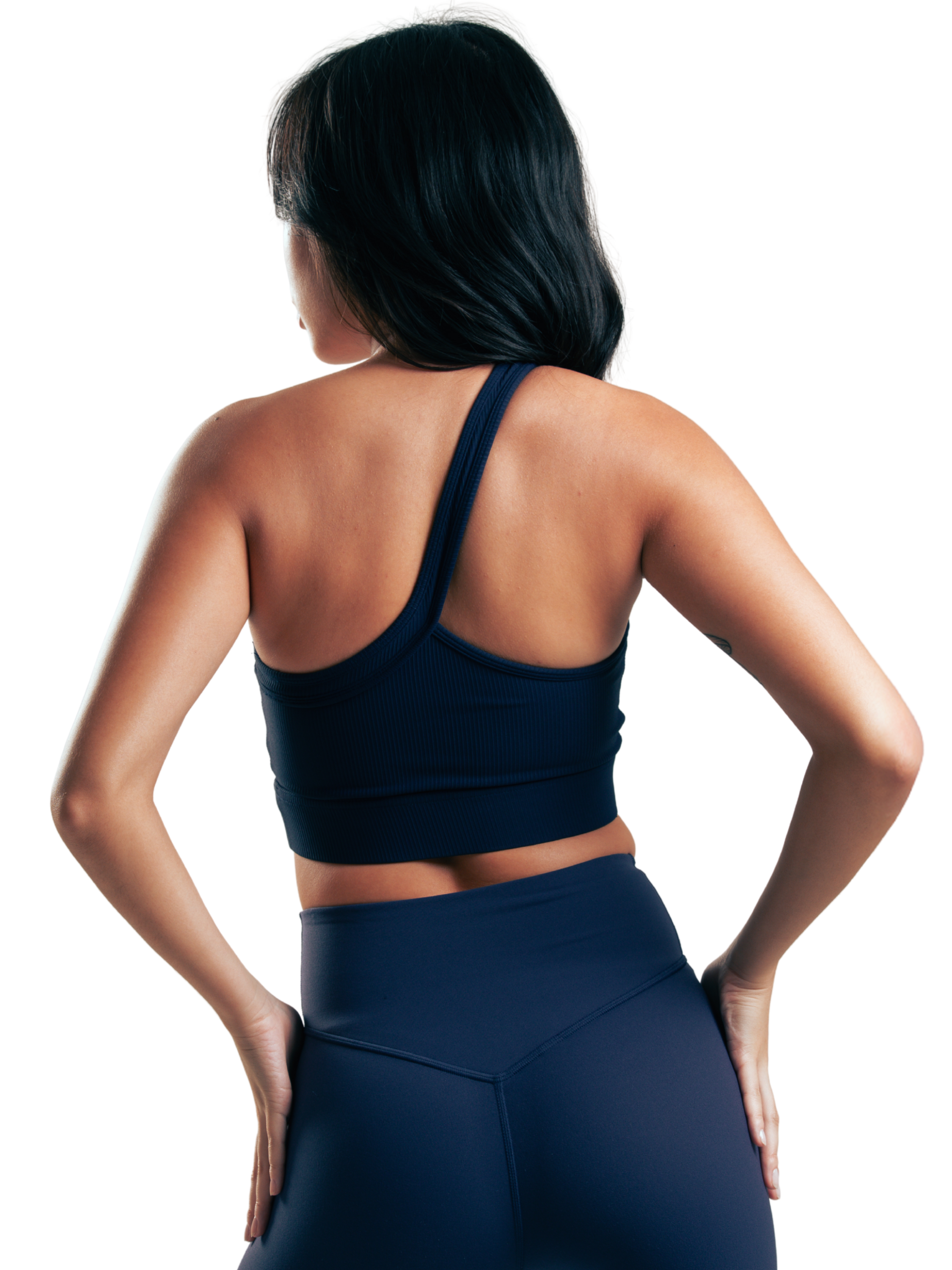 TOP RIBBED STRAP HERO NAVY