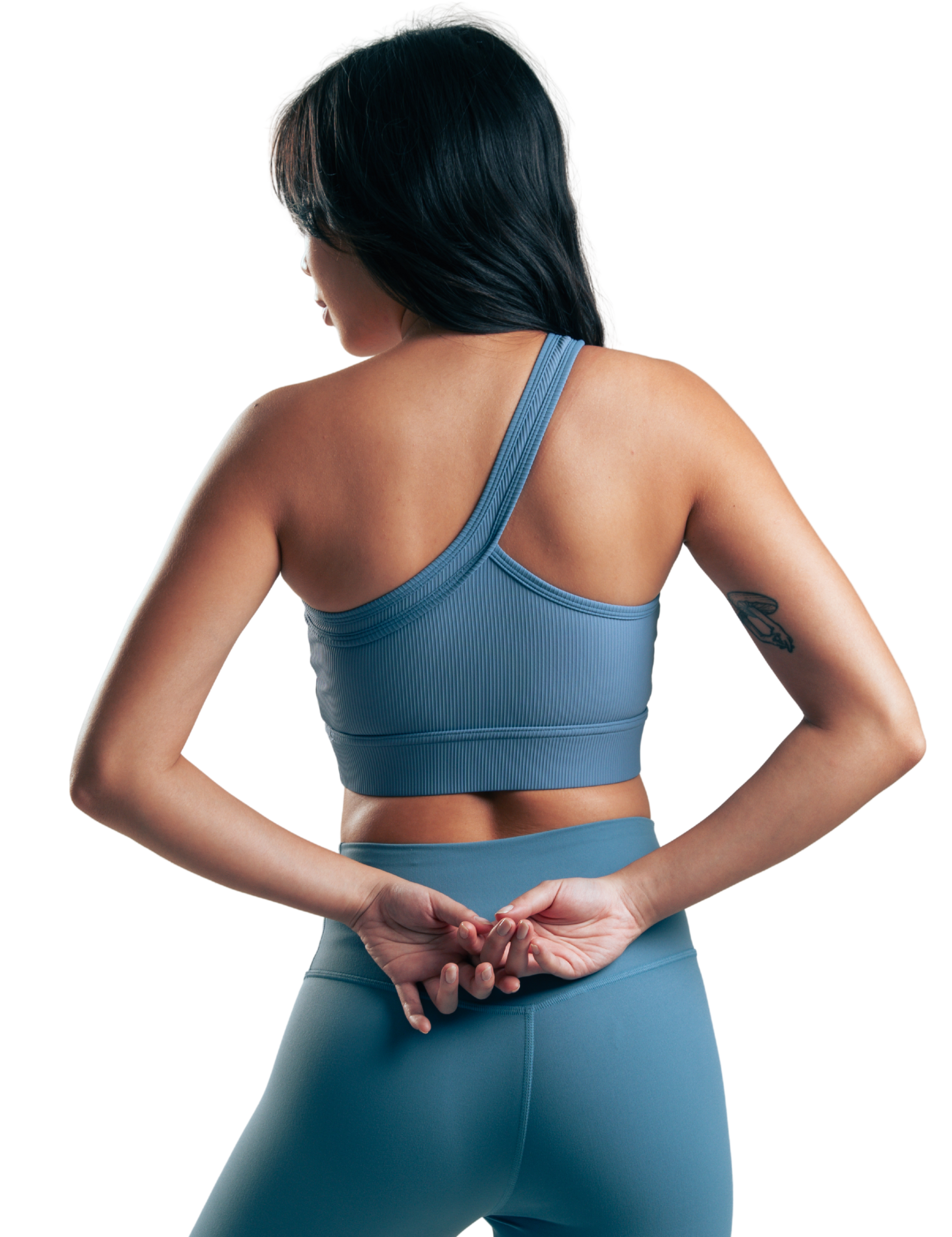 TOP RIBBED STRAP HERO AZUL BEBE