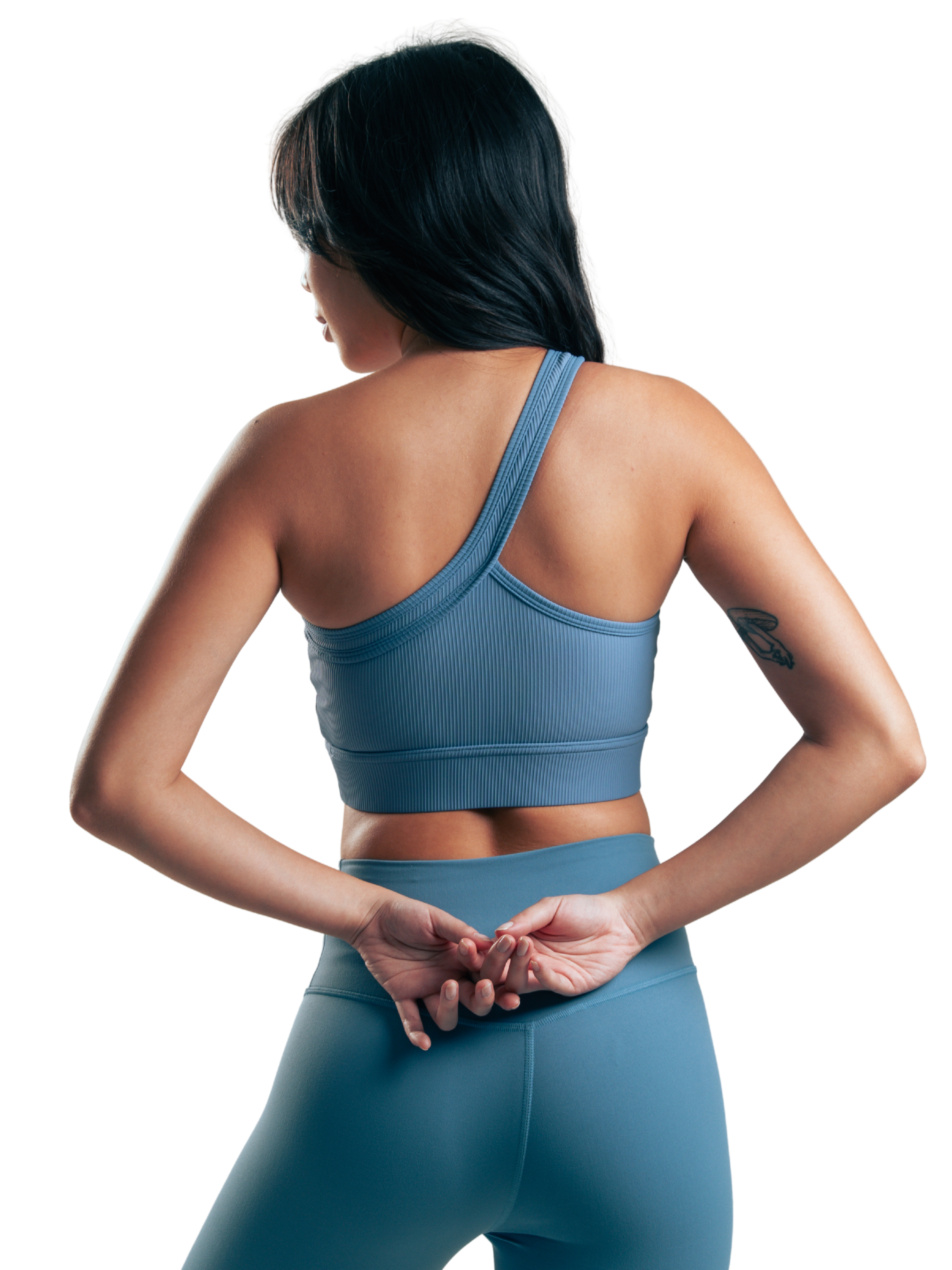 TOP RIBBED STRAP HERO AZUL BEBE