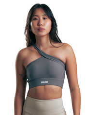 TOP RIBBED STRAP HERO GRIS