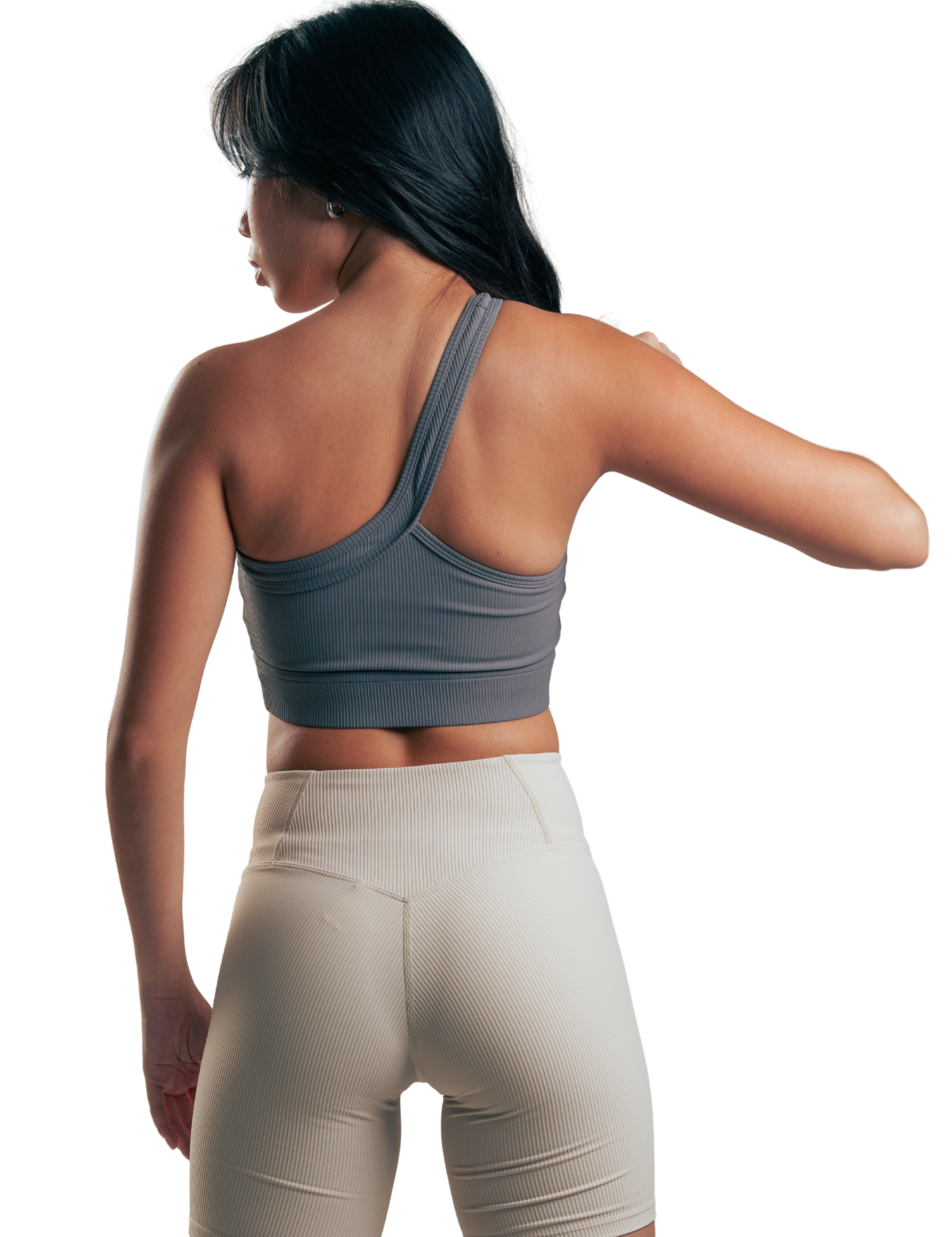 TOP RIBBED STRAP HERO GRIS