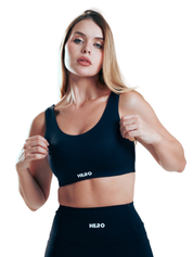 TOP UNECK TANK HERO NEGRO