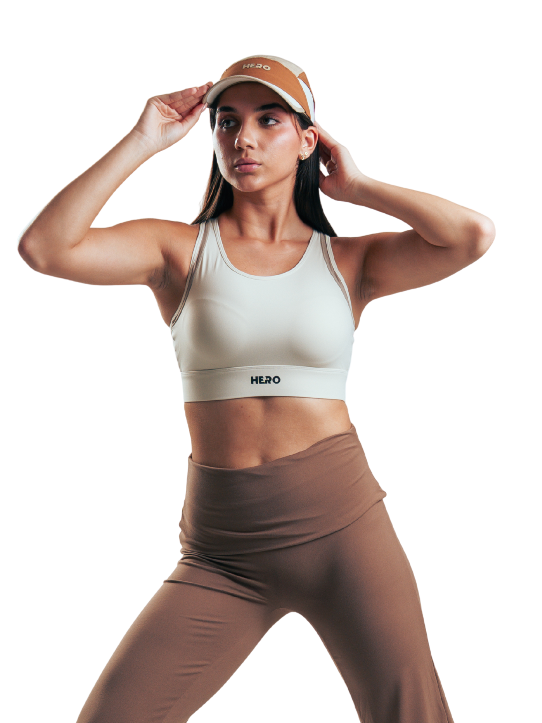 TOP YOGA RETRO HERO BEIGE