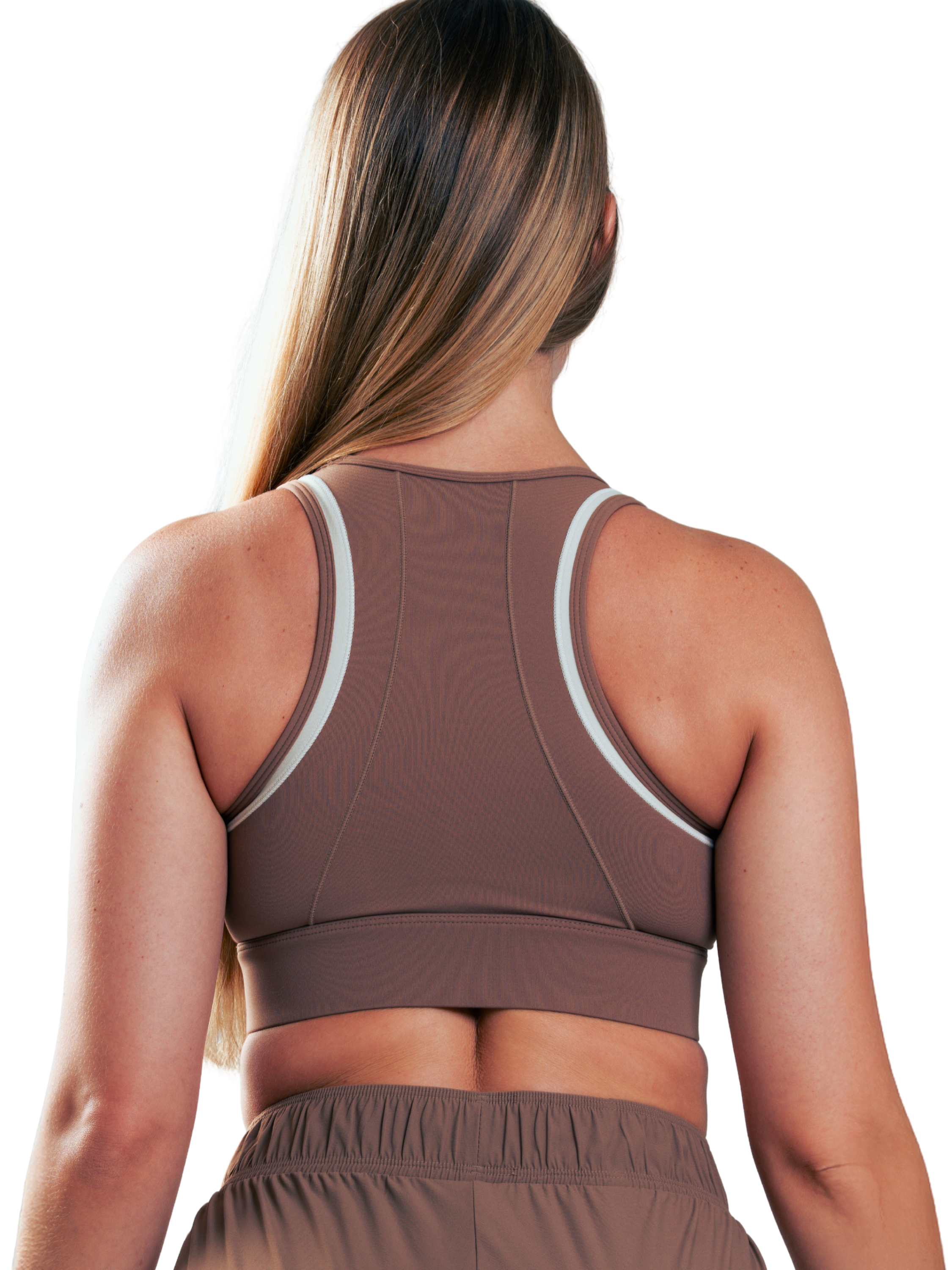 TOP YOGA RETRO HERO MARRON