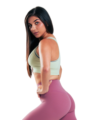 TOP YOGA RETRO HERO VERDE