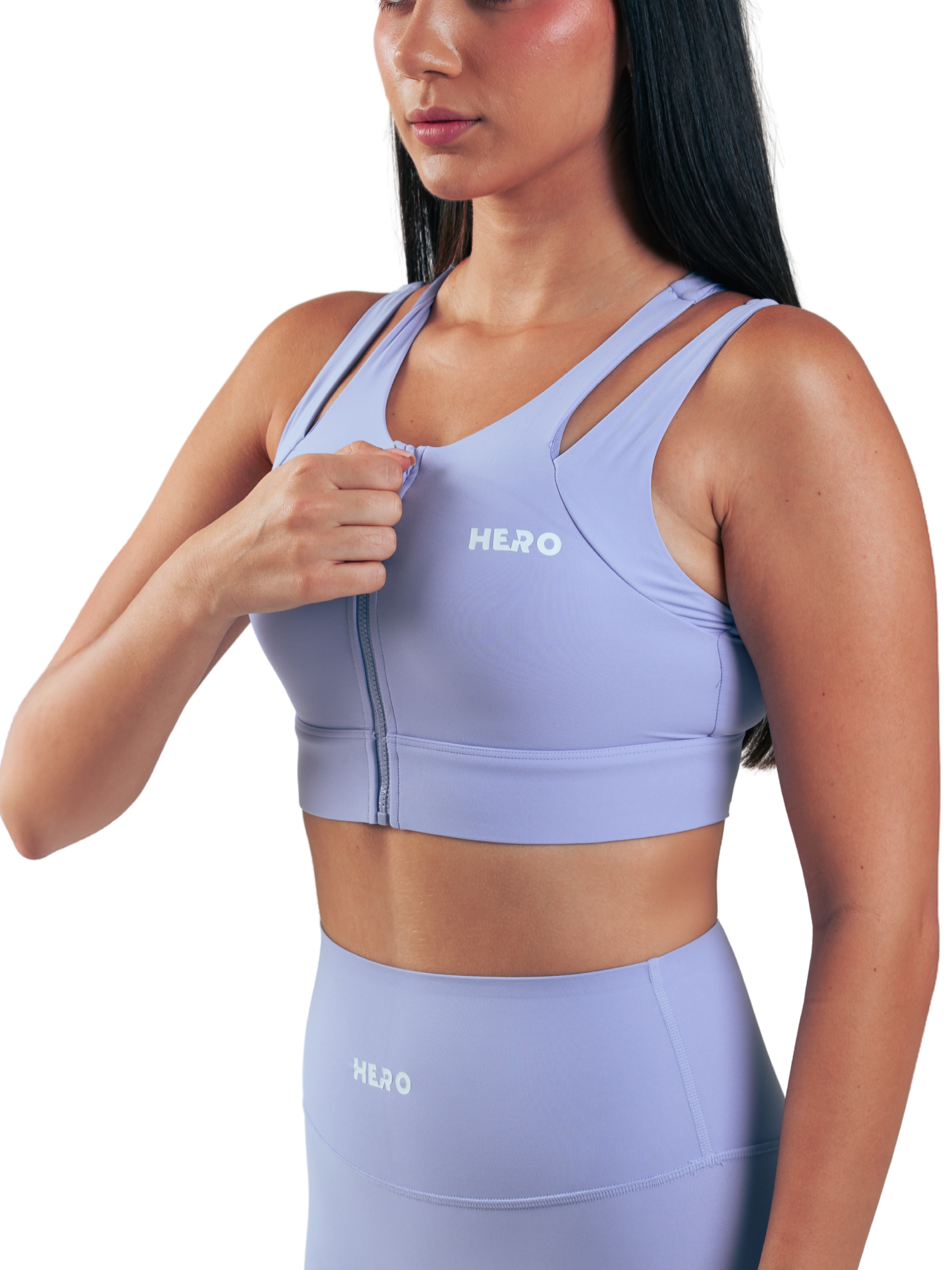 TOP ZIPPER TWO STRAPS HERO LILA