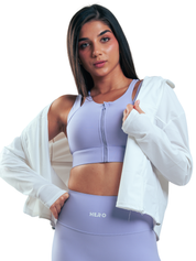 TOP ZIPPER TWO STRAPS HERO LILA