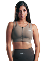 TOP ZIPPER TWO STRAPS HERO MARRON