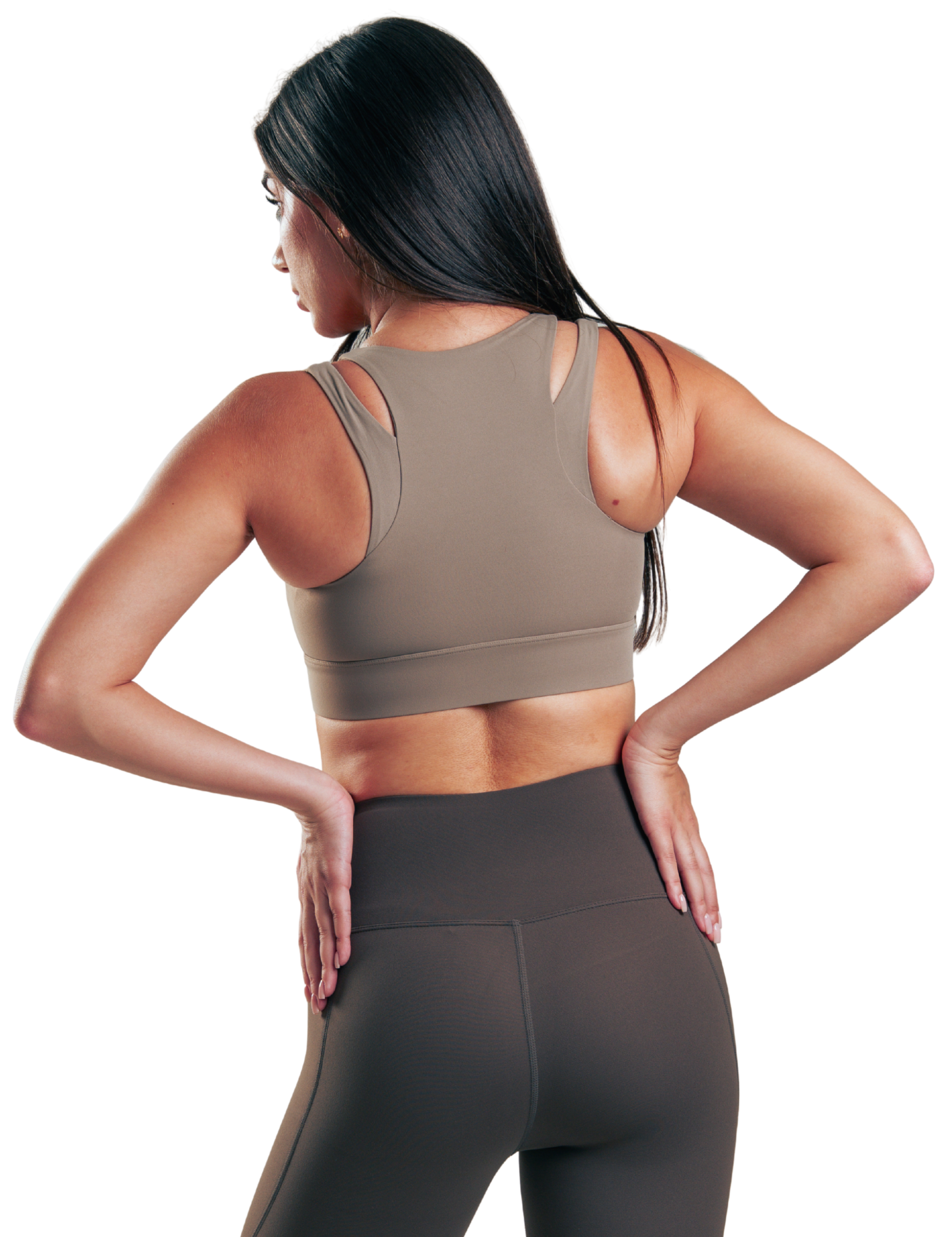 TOP ZIPPER TWO STRAPS HERO MARRON