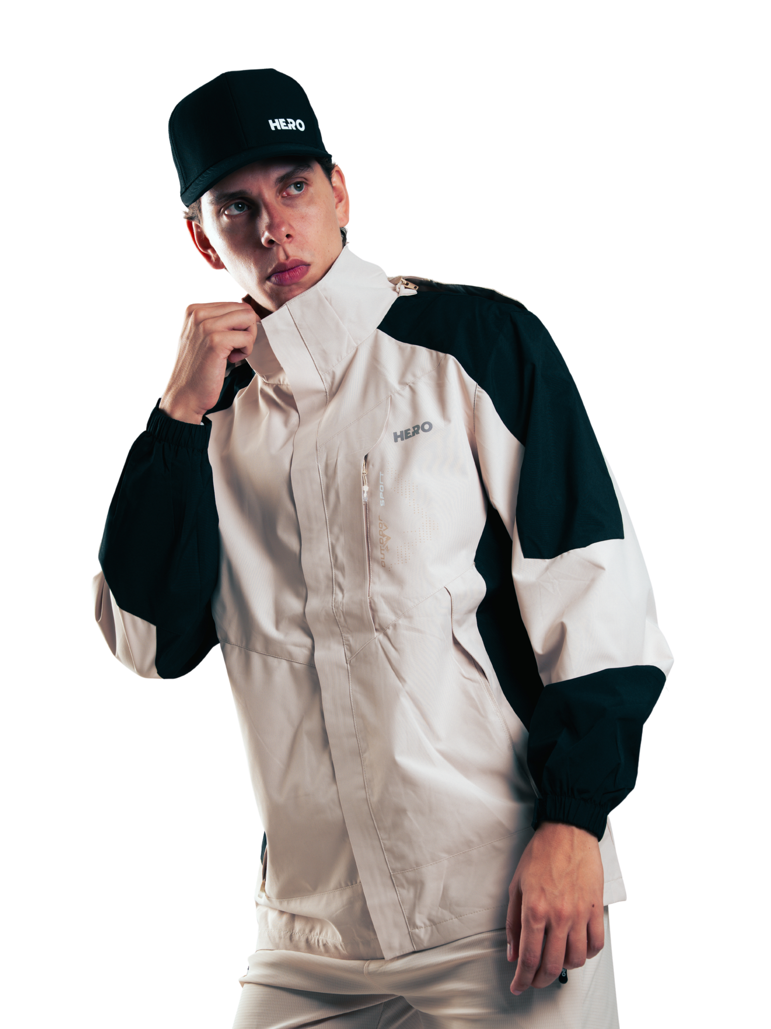 Trinity Jacket TRINITY JACKET HERO BEIGE – Hero Activewear