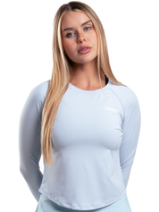 TSHIRT DRY FIT CHIC AZUL BEBE