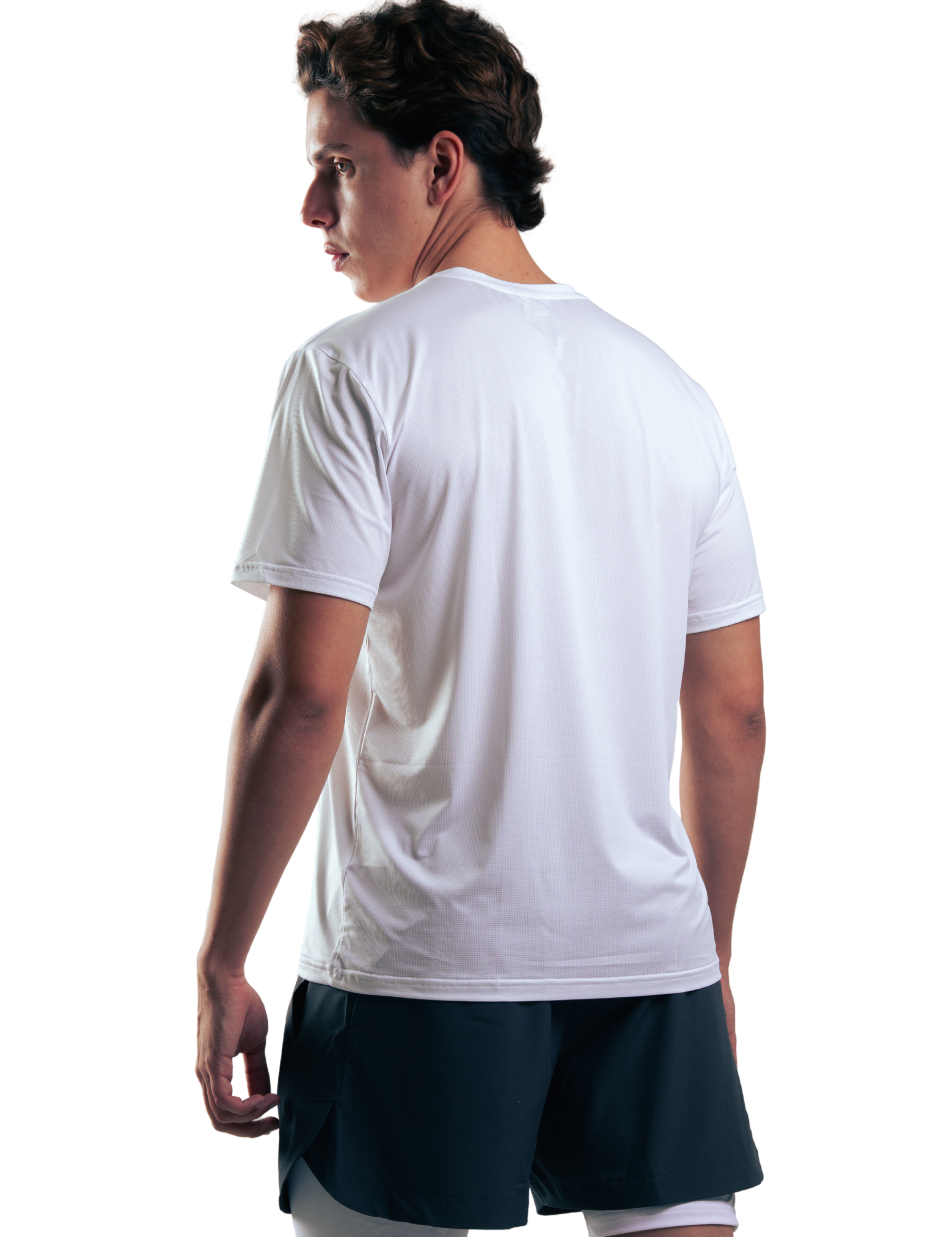 T SHIRT MEN BASIC HERO GRIS