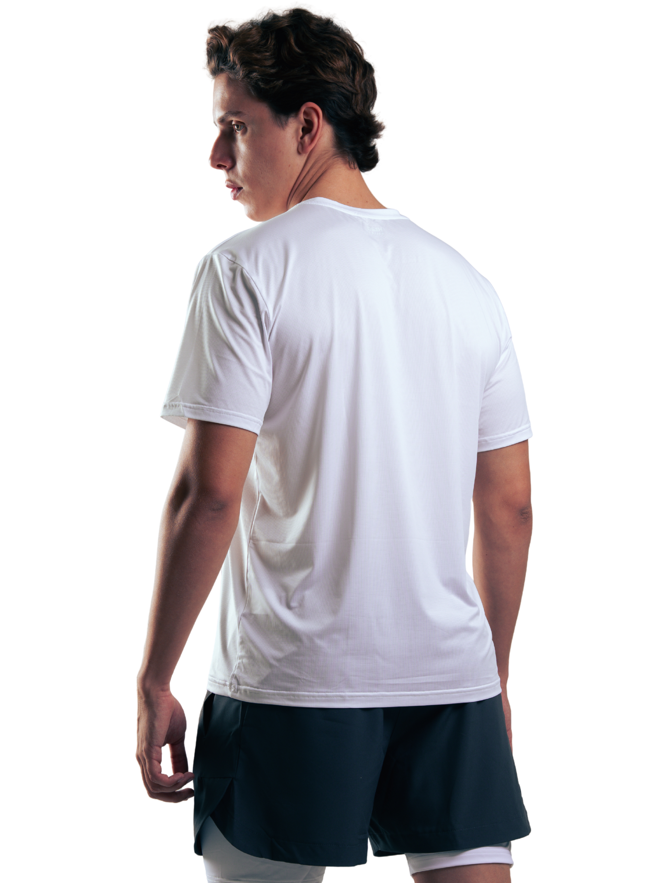 T SHIRT MEN BASIC HERO GRIS