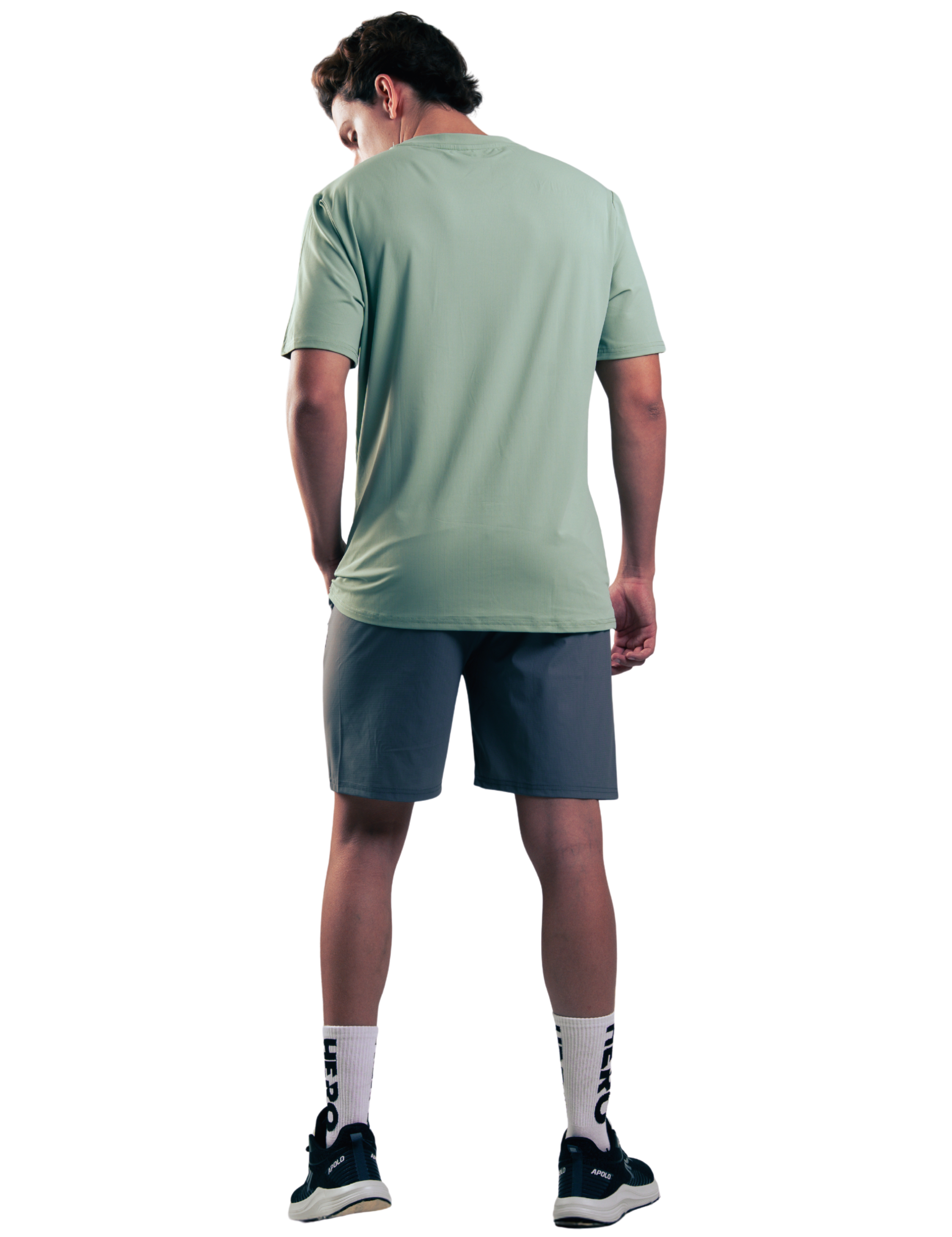 T SHIRT MEN BASIC HERO VERDE