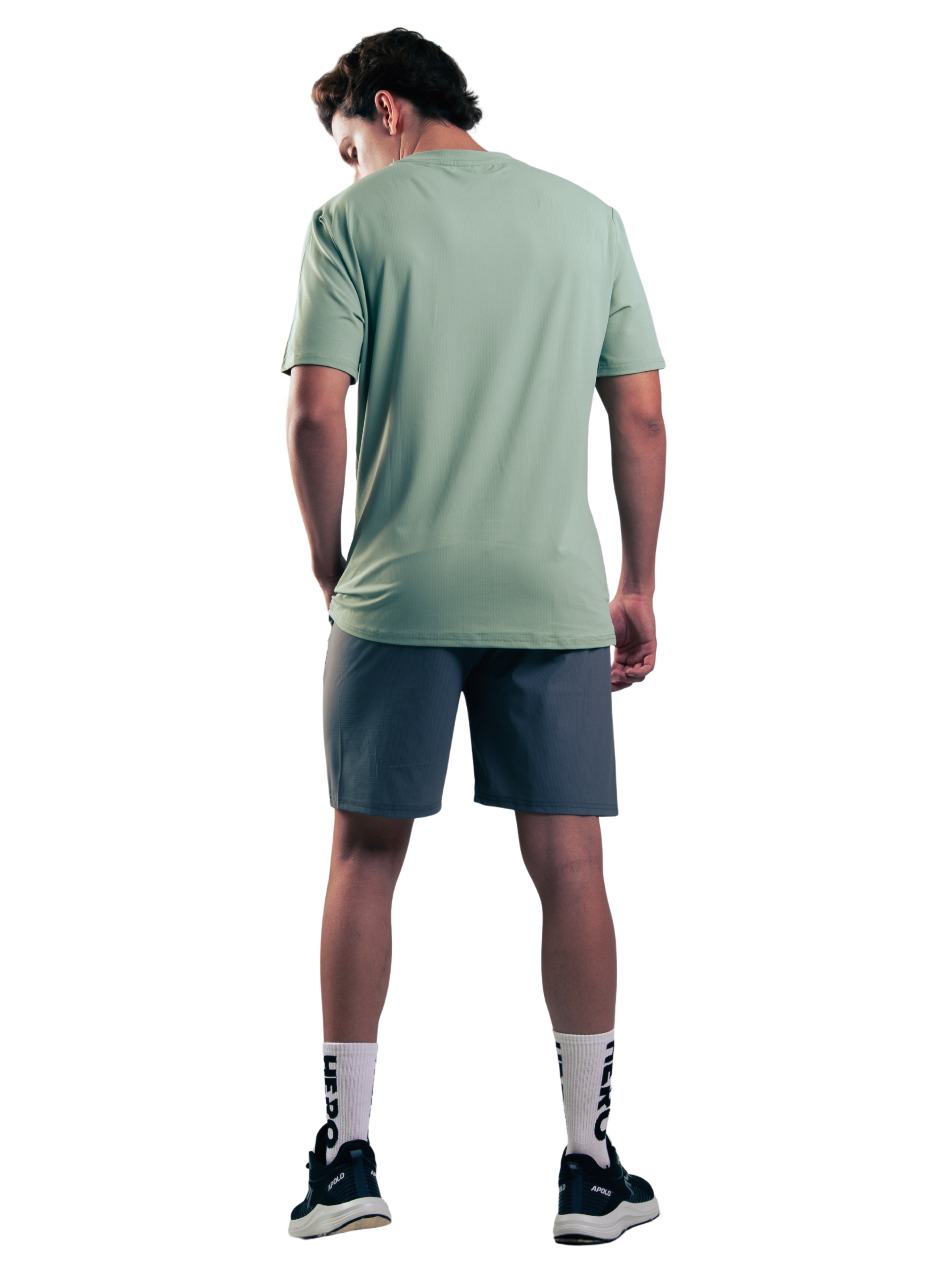 T SHIRT MEN BASIC HERO VERDE