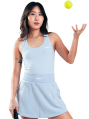 T SHIRT TANK SLIM HERO AZUL