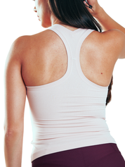 T SHIRT TANK SLIM HERO ROSADO