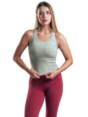 T SHIRT TANK SLIM HERO VERDE