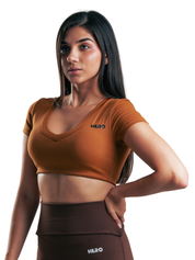 T SHIRT U FIT HERO MARRON
