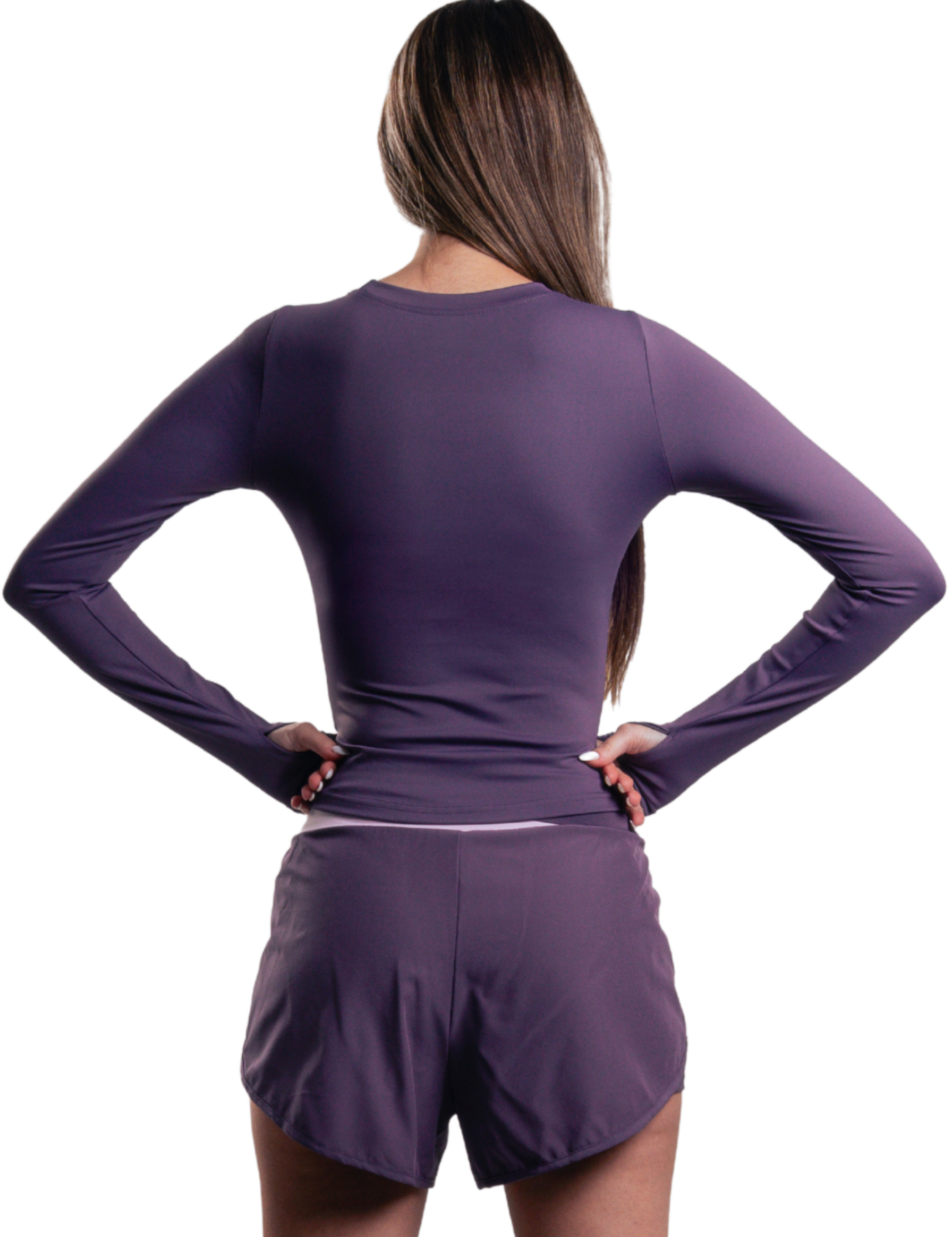 TSHIRT YOGA FIT HERO MORADO