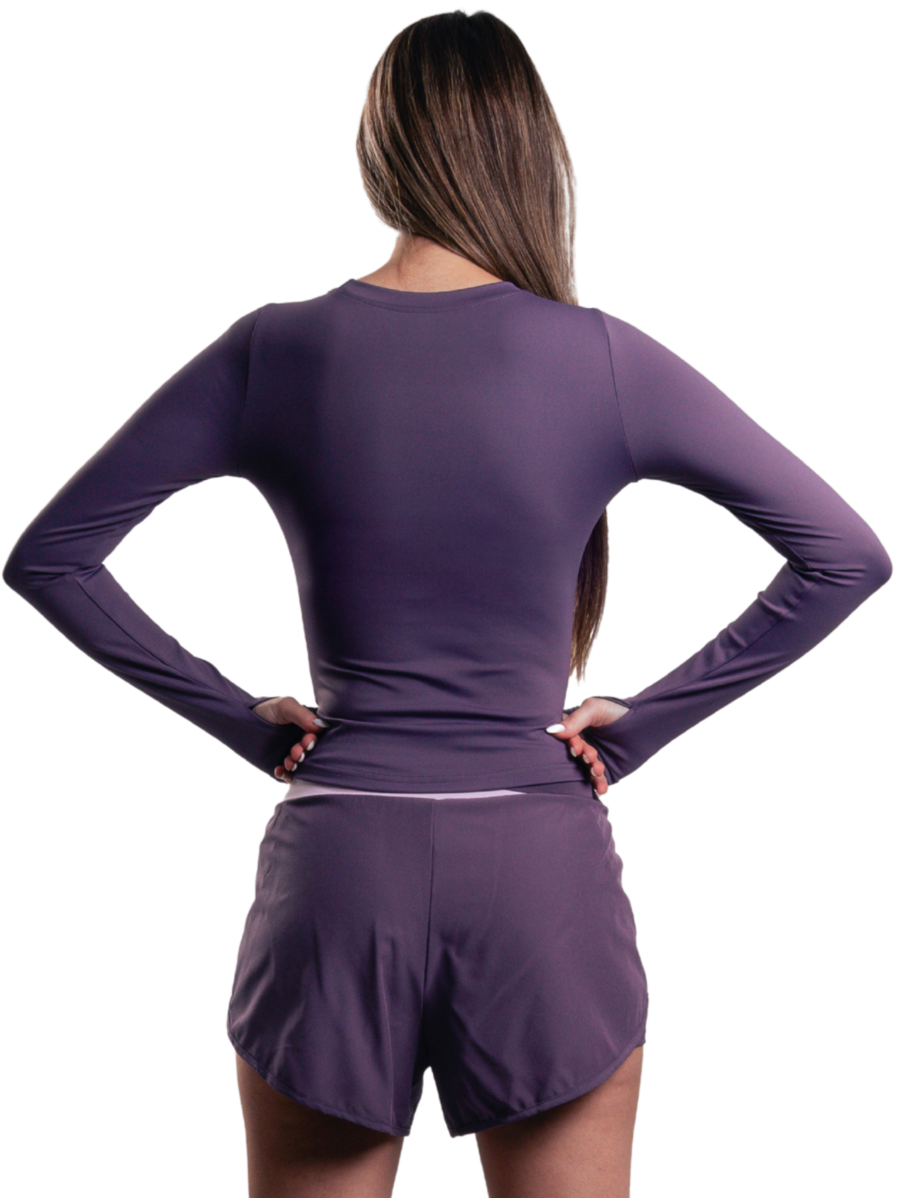 TSHIRT YOGA FIT HERO MORADO