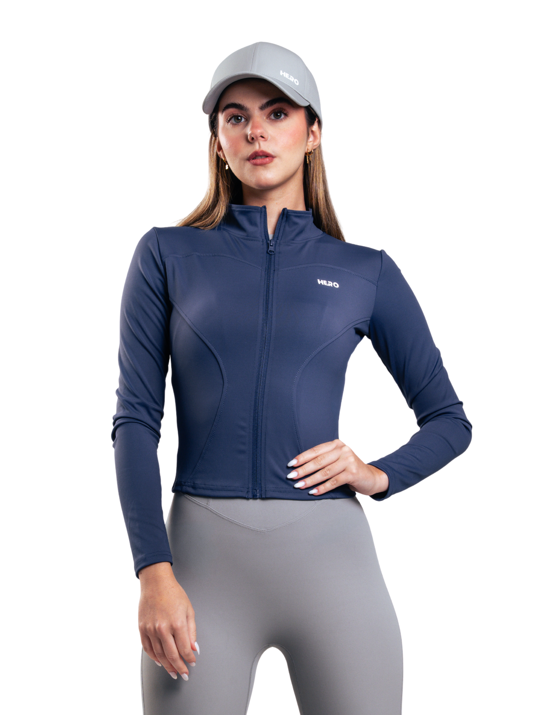 ZIP SWEATER HERO AZUL